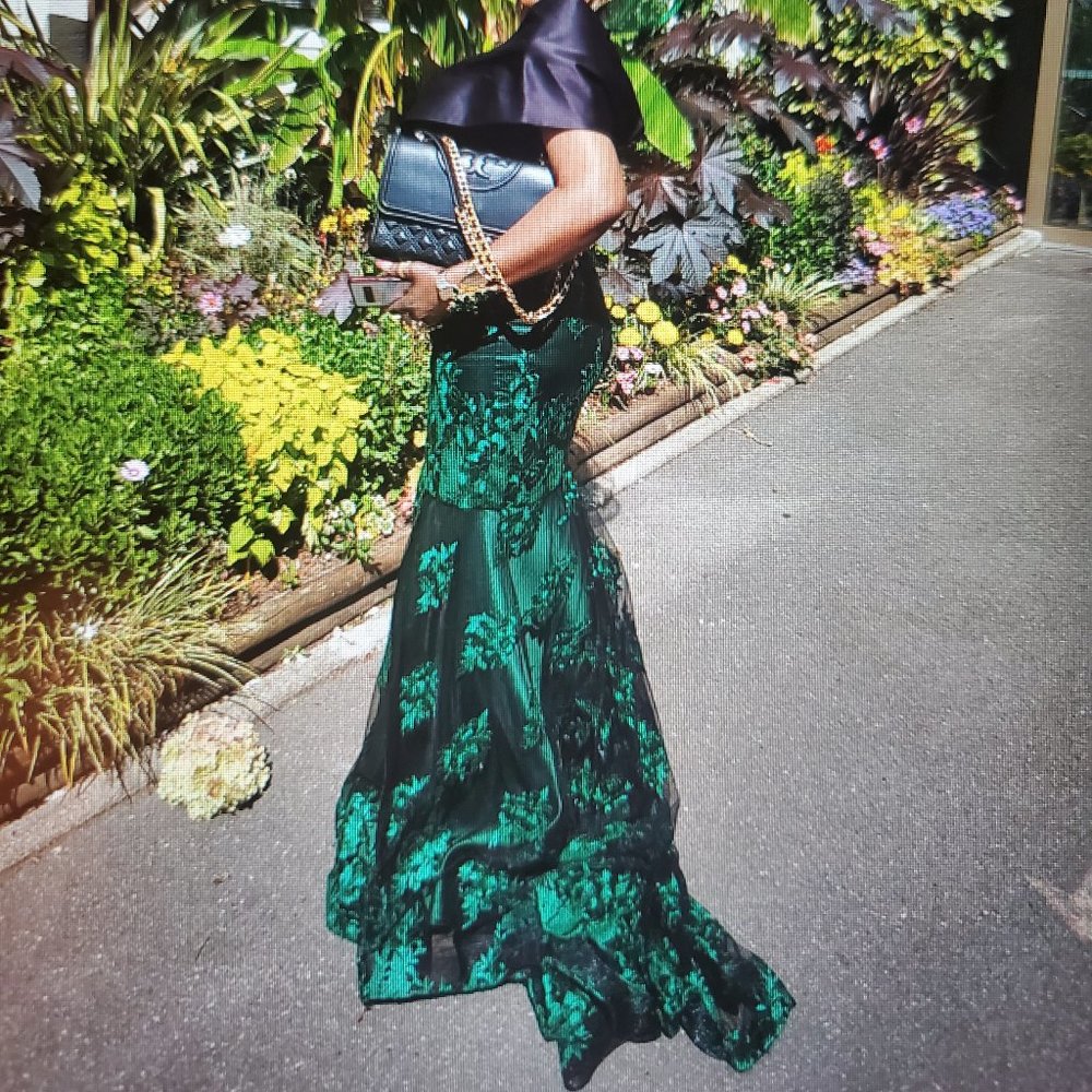 African Mermaid Dress Ankara Gown Prom Wedding Party Engagement
